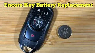 2020-2025 Buick Encore GX Remote Key Fob Battery Replacement How to