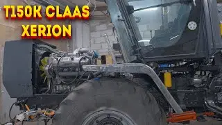 Т150к claas xerion, рамка капота, крила, результат розіграшу
