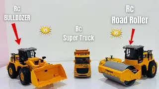 I Build Biggest Cement Track For Rc Construction Cars - Toy Fun Unboxing 