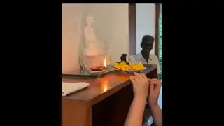 Learning about Buddhist rituals
