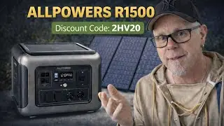 Allpowers R1500: Husbilsliv – Solpaneler, Batteri & Mer i En Lösning!