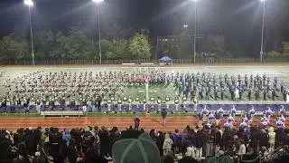 2025-10-24 Shorecrest Highlander Band and Shorewood Stormray Band