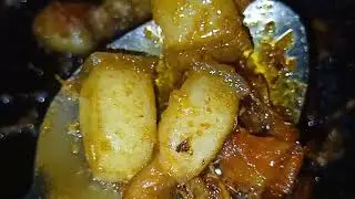 Pork Fry without oil recipe | How to cook Pork Fry without oil | #villagelife #food #cooking