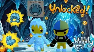 Unlock Wobbly Life Ice Cave Collection only 3 minutes  Ice Block Shoes, Frozen Wobbly Clothes