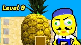 Sponge Neighbor Escape 3D Level 9