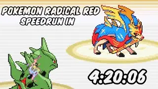 Pokémon Radical Red Speedrun in 4:20:06 (Normal Mode/Min Grinding/Codes)
