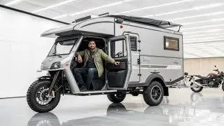 🚀 2026 Futuristic Camper Tricycle – Das unglaublichste 3-Rad-Wohnmobil der Zukunft! 😲