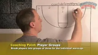 Princeton Offense: Practice Warm-Up and Breakdown Drills - Lee DeForest