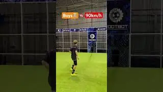Fails Galore: Young Players Attempting to Stop 90 km/h Power Ball😉❌#power