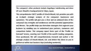 Hitachi Maxell, Ltd Strategic SWOT Analysis Review