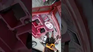 Building fas powered power wheels.    Step 1 taking it apart