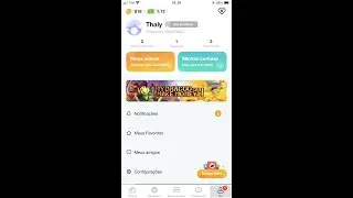 SOLICITAÇÃO DE RECARGA NO CLIP CLAPS