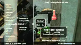 Skyrim - Fortify Restoration Glitch
