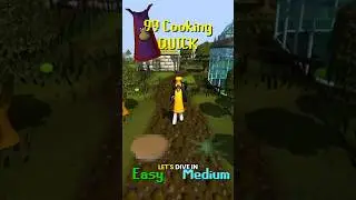 99 Cooking done QUICK! 👨&zwj;🍳🍳 #guide #osrs #runescape #oldschoolrunescape