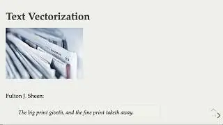 Text Vectorization