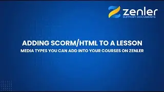 👉 Courses  - Curriculum  - Adding SCORM/HTML to a Lesson