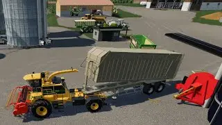 Ungetsheim #96 | Farming Simulator 19 Timelapse | Selling Silage, Planting |FS19 Timelapse