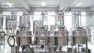100L four vessel pilot beer brewing equipment #breweryequipment   #beerbrewingequipment