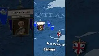 Bonnie Prince Charlie Marches on Edinburgh #history #bonnieprincecharlie #1745 #jacobites