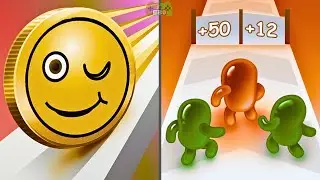 COIN RUSH vs JOIN BLOB CLASH 3D || Epic Brain Odyssey || Epic Android gameplay walkthrough || #0096