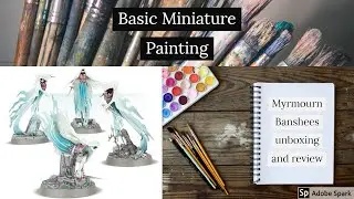 Age of sigmar Nighthaunt Easy to build Myrmourn Banshees review
