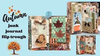 Мой завершенный осенний журнал для просмотра #junkjournal #junkjournalling #journalideas