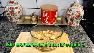 No Sugar, No Flour Dessert | Healthy Apple Banana Detox Bake (15 Minutes)|