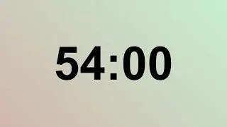54 Minute Timer with Bomb Blast Finale  Countdown with Explosive Finish