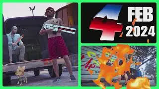 The Gun Van location & Street Dealers today February 4 2024 in GTA 5 (no RAILGUN this week)