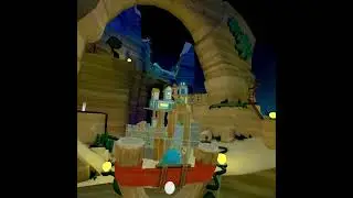 Angry bird hardest level with smallest bird | VR meta quest 3