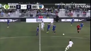 Christopher Ram&iacute;rez anota ante el Seattle Sounders II