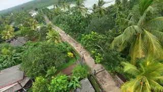 Aerial Tour of a Lush Sri Lankan Village Kindelptiya's Hidden Beauty