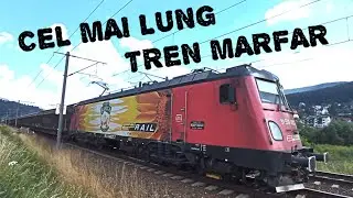 Softronic LEMA 037 E-P RAIL 🚂 Cel mai lung tren marfar pe Valea Prahovei 🇷🇴 Romania