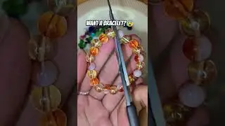 Хочешь браслет? 😭😭 #бусины #браслеты #короткиевидеонавидео