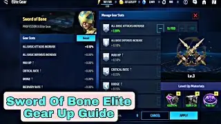 Sword Of Bone Elite Gear Up Guide - Marvel Future Fight