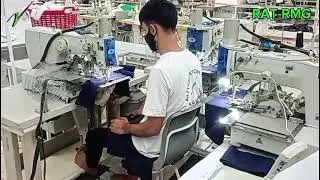 Auto Round Bartack & Punching Machine