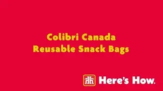 #sustainable Snack Bags, Here's How