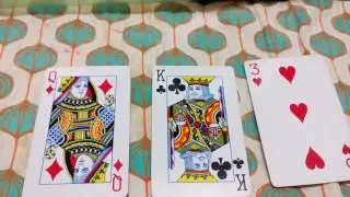 3 card spread with face cards