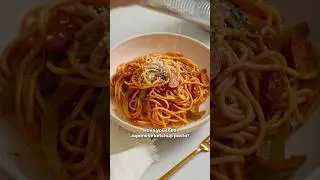 Japanese Ketchup Pasta?! 🤯🤤 #easyrecipe