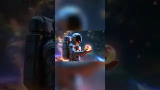 A Spaceman and his Orb #space #ai #airhythmx #trending
