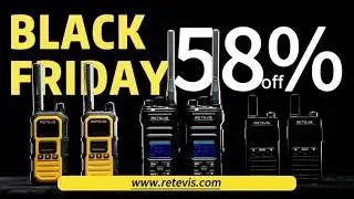 Retevis Black Friday Deals 2025 on Retevis.com Up to 58% OFF