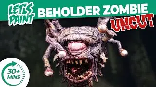 D&D Beholder Zombie Painting [UNCUT]