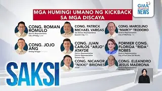 Discayas name solons, officials linked to project kickbacks; Solons deny allegations | Saksi
