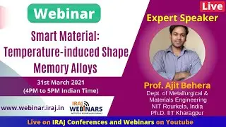IRAJ | Webinar on Smart Material Temperature-induced Shape Memory Alloys- webinars for teachers