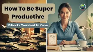 Top 10 Productivity Hacks To Get More Done In Less Time I Secret To Getting More Done #productivity