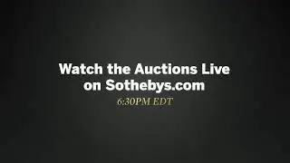 WATCH LIVE NOW: New York Evening Sales Pre-Auction Show