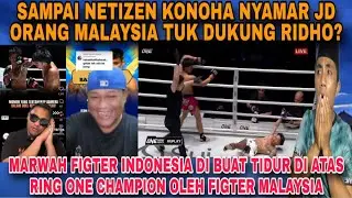 FIGTER INDONESIA YANG ANGKUH DI BUAT TIDUR DI ATAS RING OLEH FIGTER DR MALAYSIA⁉️dunia melihatnya 