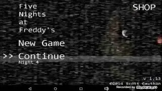 Fnaf 1 (5) - phone guy replaced by animatronics in 5th night