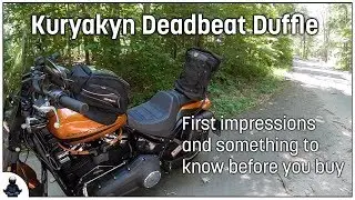 Kuryakyn Deadbeat Duffle Sissybar Bag - First impressions and know before you buy