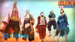 Tirando 30 rollos en Cofre Kages /Naruto Online